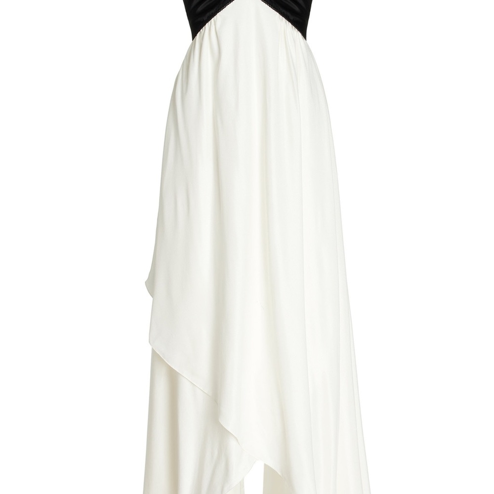 Anna October Black and White High Low Dress-